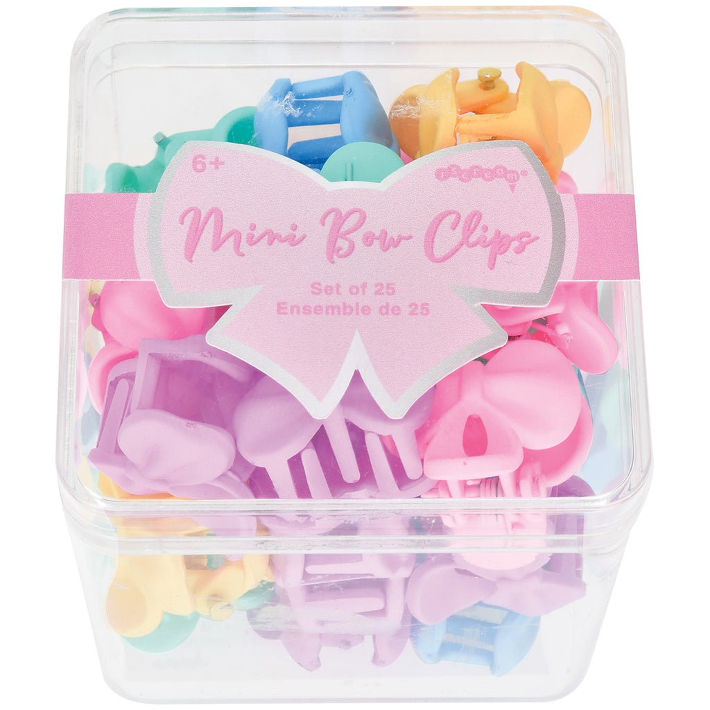 Mini Bows Hair Clip Set