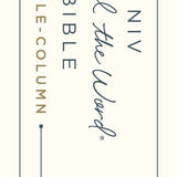 NIV Journal The Word Bible, Double-Column Leathersoft