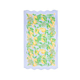 Make Lemonade Scalloped Beach Towel