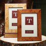Burled Wood 4" x 6" Frame