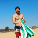 Large Dock & Bay Quick Dry Towel: Cancun Green