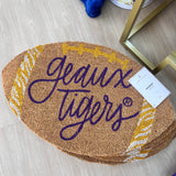 Geaux Tigers Football Doormat