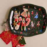 Evergreen Nutcracker Serving Tray
