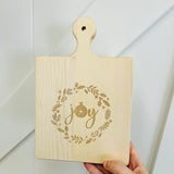 "Joy" Engraved Maple Artisan Board