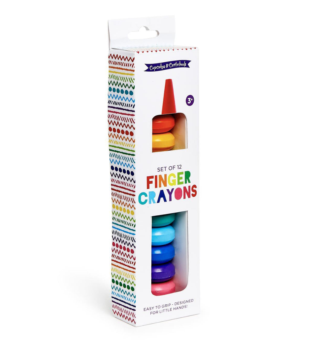 Rainbow Stack Finger Crayon