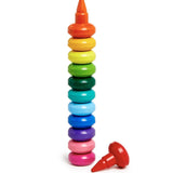 Rainbow Stack Finger Crayon