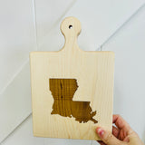 Louisiana Engraved Maple Artisan Board