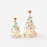 White Lighted Christmas Tree