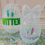 Custom Oversized Clear Easter Eggs