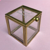 Monogram Glass Trinket Box