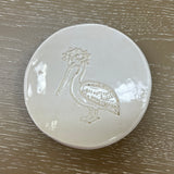 Handmade Clay Small Round Dish