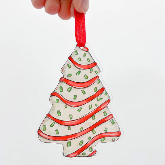 Christmas Tree Cake Ornament