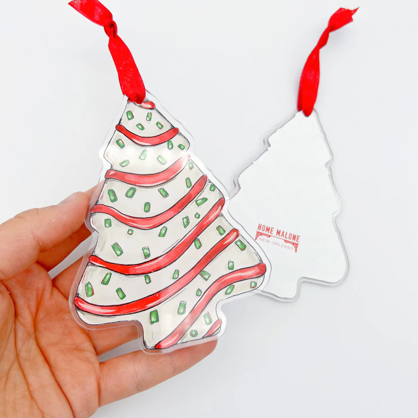 Christmas Tree Cake Ornament