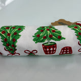Christmas Block Print Towels
