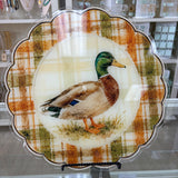 Mallard Duck Scalloped Acrylic Charcuterie Board