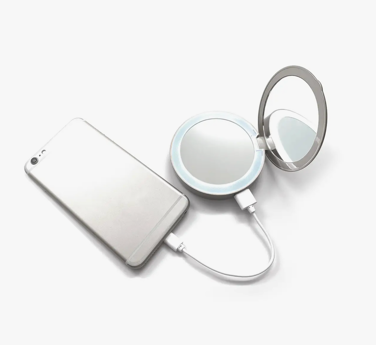 GLOW UP Light Up Mirror Compact/Power Bank