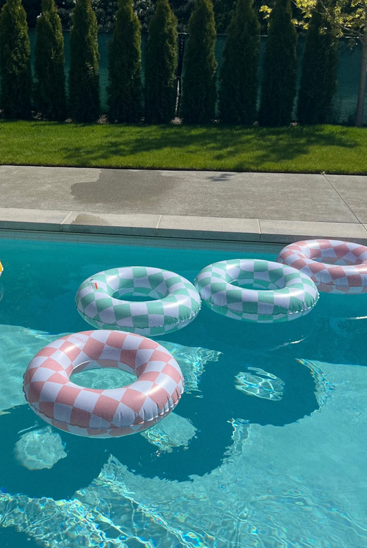 Kids' Checkered Pool Float