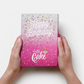 Instacake Happy B-day Pink Vanilla Confetti Cake Card