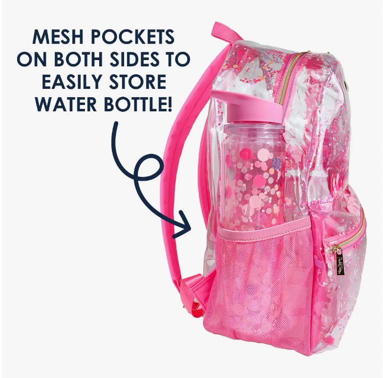 Pink Party Confetti LARGE Backpack