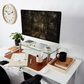 Brown Leatherette Desk Pad