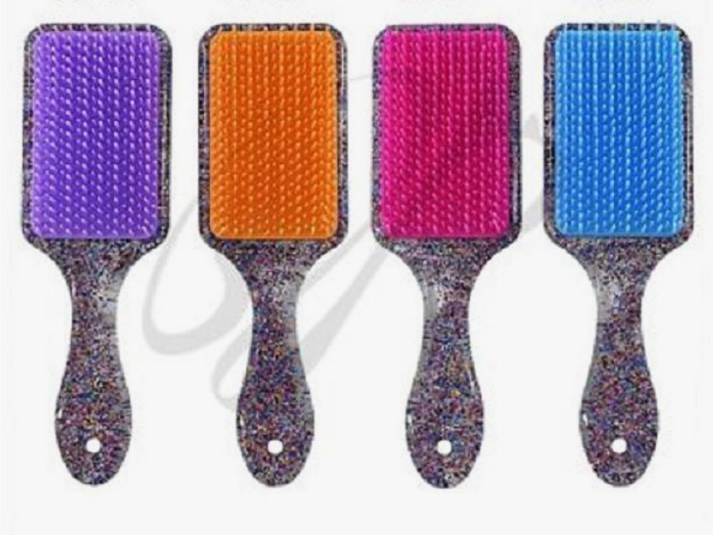 Square Hair brush with Mirror