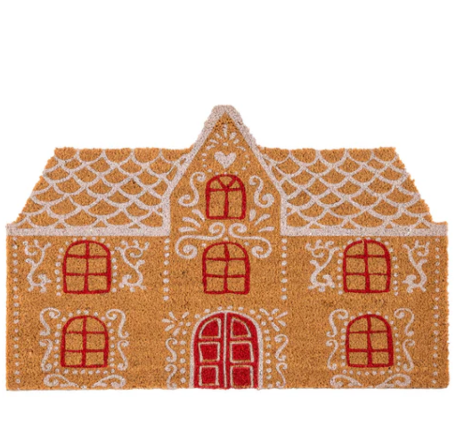 Gingerbread House Doormat