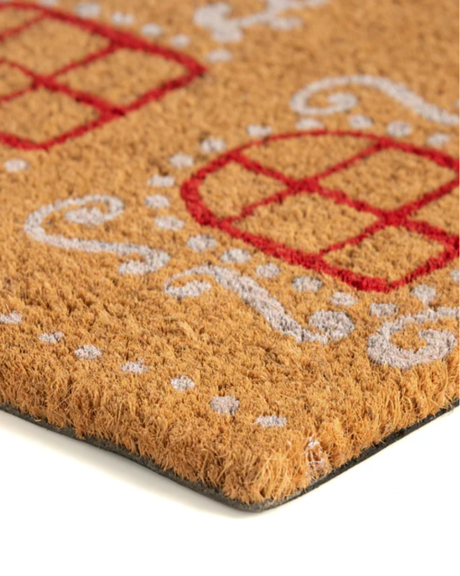 Gingerbread House Doormat