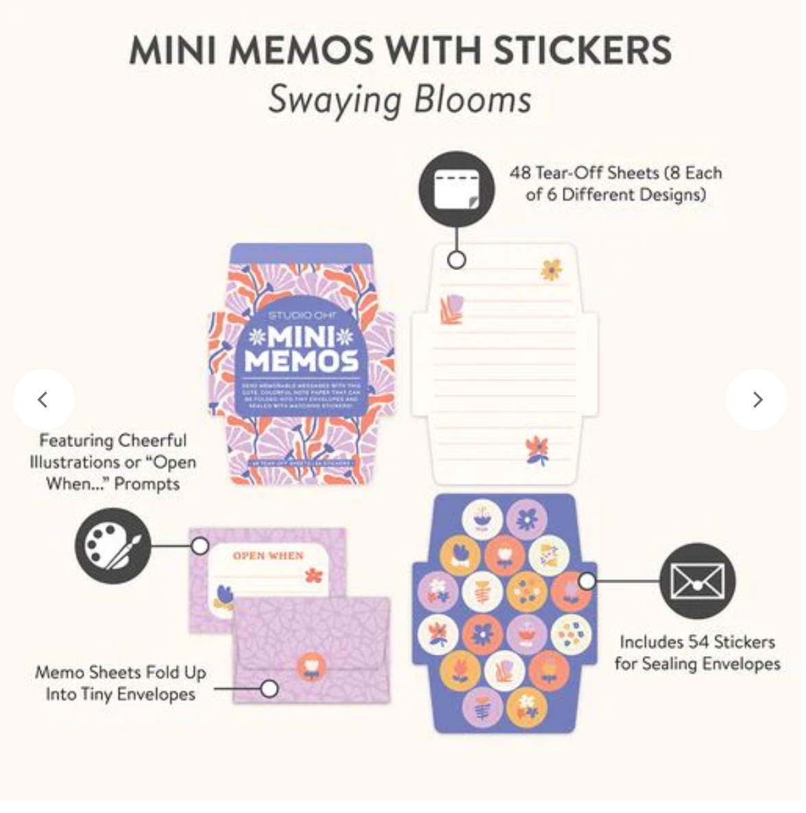 Mini Memos with Stickers