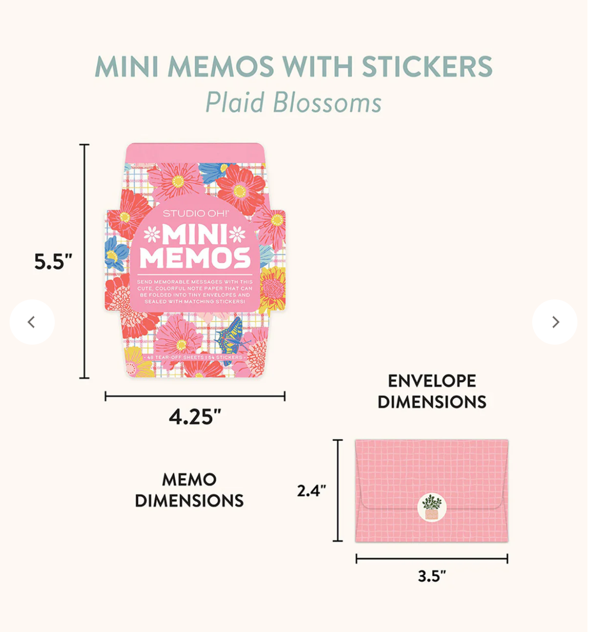 Mini Memos with Stickers