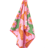 Exotic Print Double Sided Hand Towel