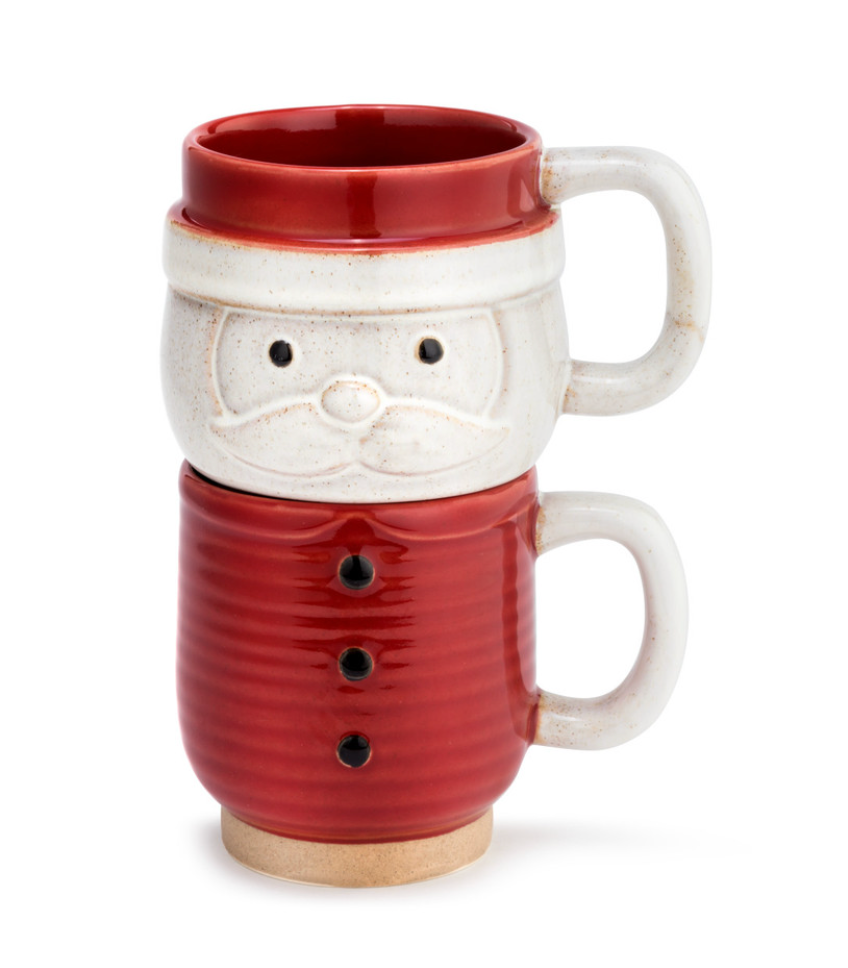 Snow Day Santa Mug