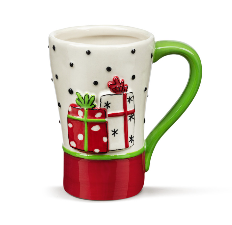 Christmas Presents & Polka Dots Mug