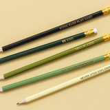 Green Camo Pencil Set