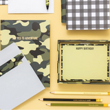 Green Camo Pencil Set