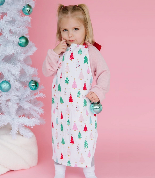 Frosted Forest Apron for Mom & Minis