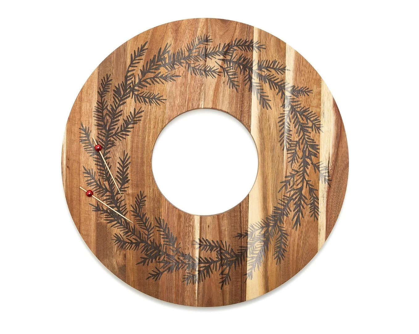 Wreath Serving Board w/ Picks