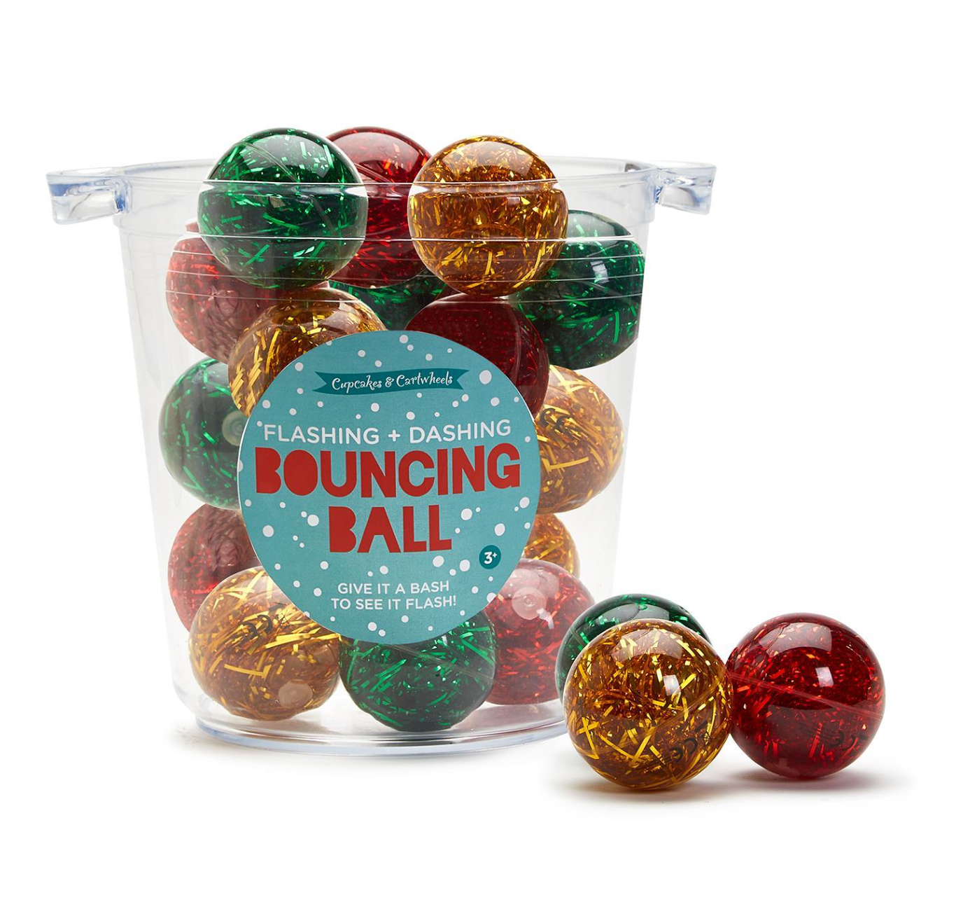 Tinsel Light Up Bouncing Ball