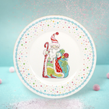 Candy Santa Dinner Plate