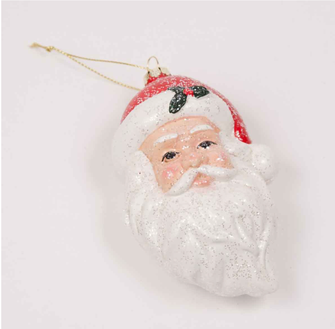 Jolly Santa Ornament