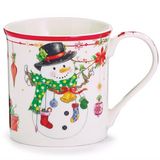 Christmas Mugs in Gift Caddy