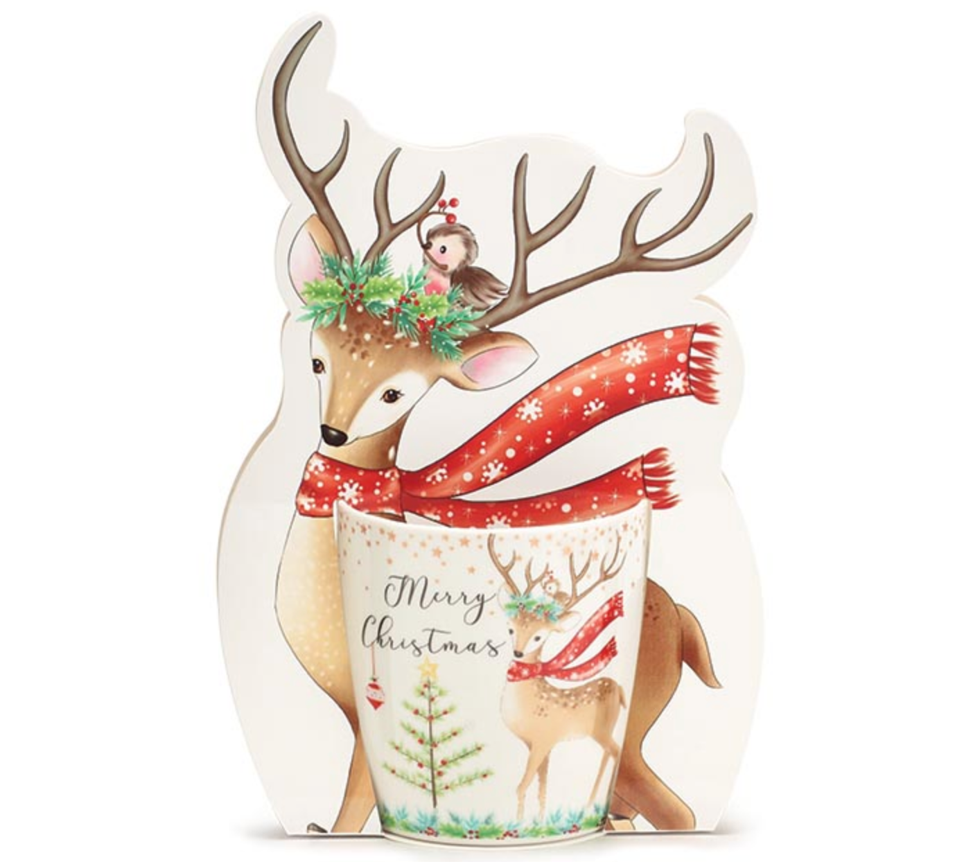 Christmas Mugs in Gift Caddy