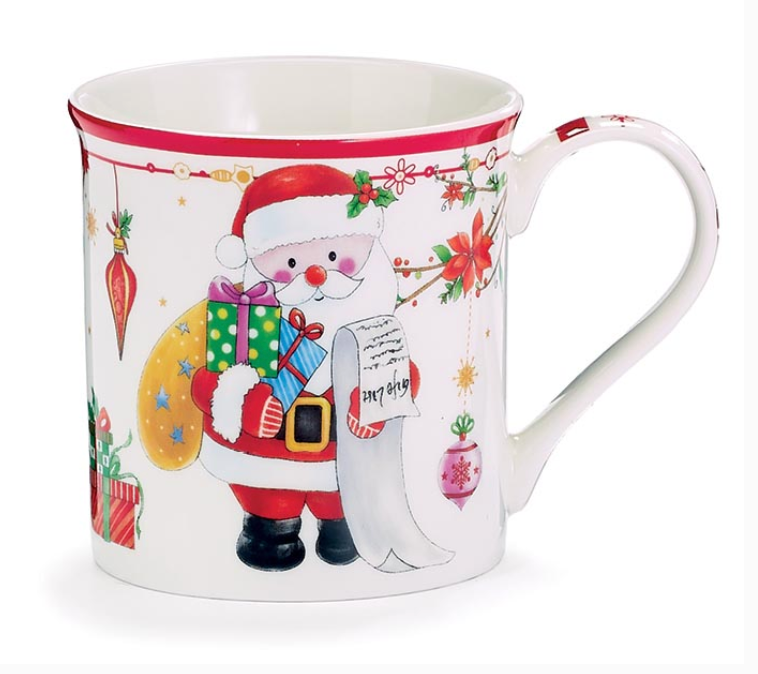 Christmas Mugs in Gift Caddy