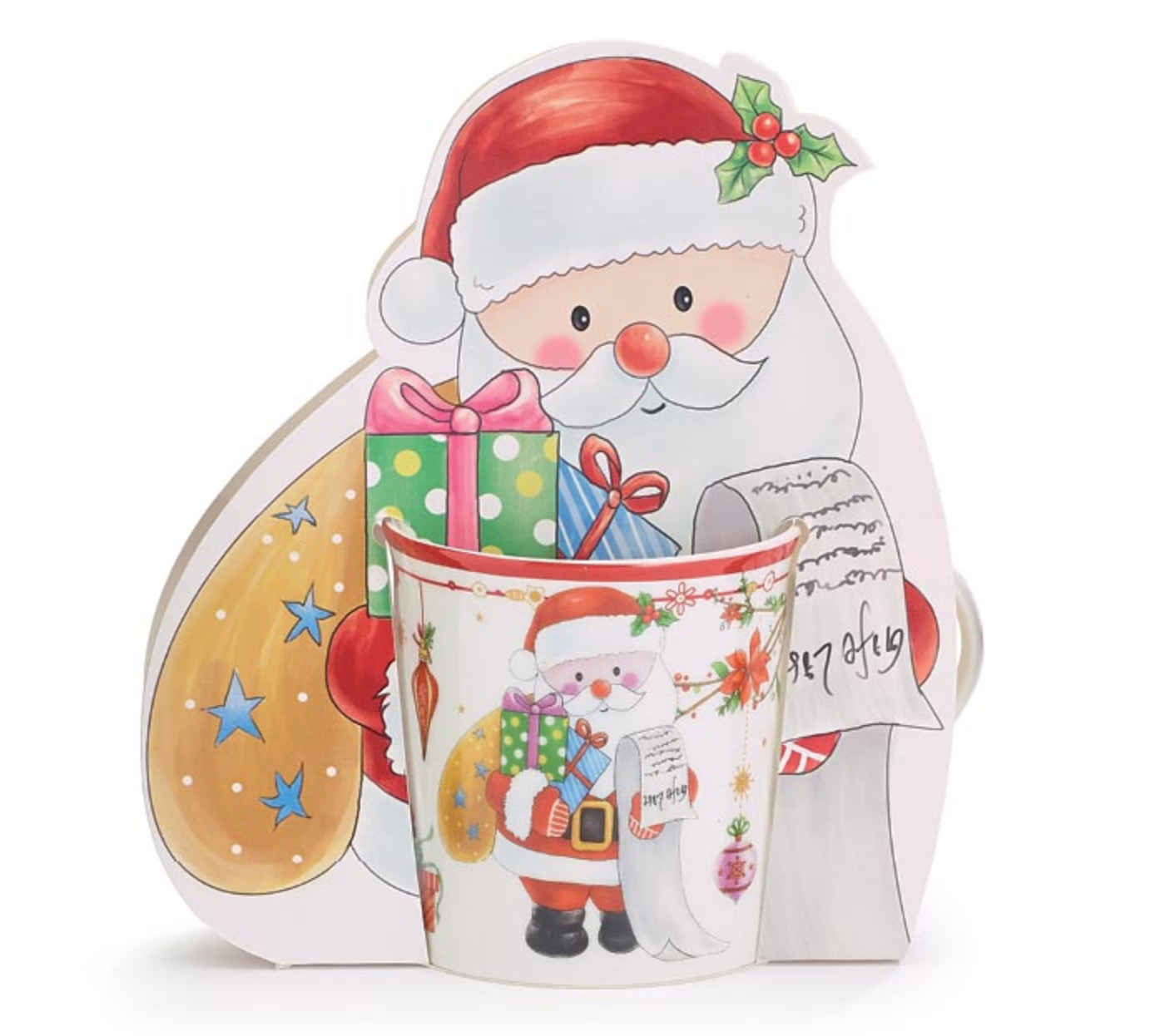 Christmas Mugs in Gift Caddy