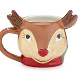 Reindeer Head Mug