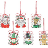 Christmas Character Wooden Ornaments