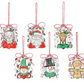 Christmas Character Wooden Ornaments