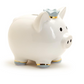 Piggy Bank with Crown