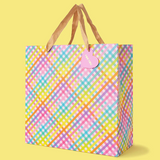 Colorful Gingham Gift Bags