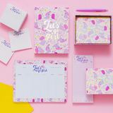 Let's Go Girl Note Card Set