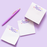 Let's Go Girl Sticky Reminder Pad